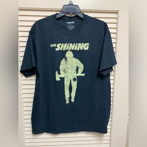 The Shining Shirt Mens Large Black Horror Movie Overlook Hotel Heres Johnny NWOT
